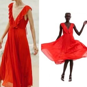 Flowy Zara maxi dress.